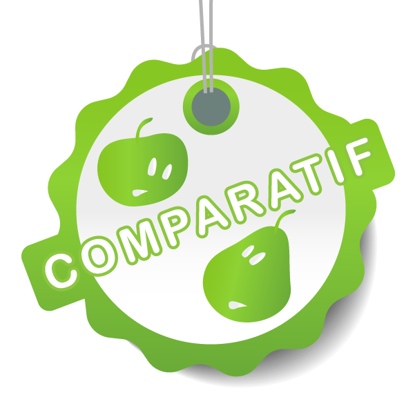 Label avec texte "Comparatif"