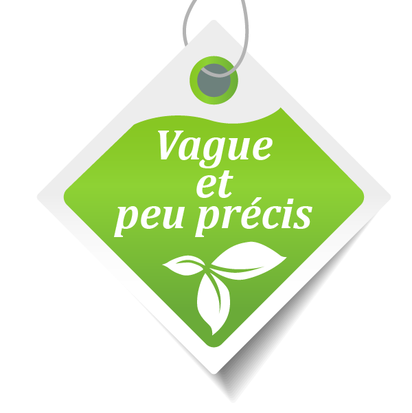 label vague et peu précis